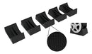 5 Travas Para Cadeira De Rodinha Gamer Simulador Corrida Cor Preto