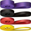 Elastico Treino Exercicio Academia Fitness Super Band Cinto Preto-roxo-vermelho-amarelo