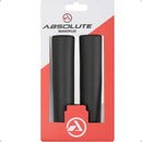 Manopla Absolute MTB Preto Espuma Silicone Gel 130mm Com Plugs