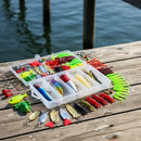 Kit 78 Peças Isca Artificial Variada Para Pesca Profissional