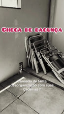 Suporte De Parede Para Até 7 Cadeiras De Praia Aluminio
