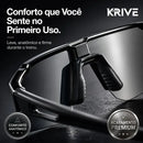 Óculos Ciclismo Corrida Esportivo Bike Mtb Protecao Uv Beach Prateado