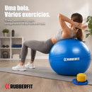 Bola Pilates Suiça Yoga Abdominal Gym Ball 55cm Bomba Grátis