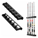 Suporte Vara Para Pesca Expositor De Parede 6 Varas