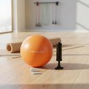 Bola Overball Pilates Ginastica Yoga Fisioterapia Hidrolight Cor Laranja 20cm