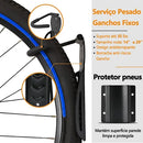 Gancho Pendurar Bicicleta Suporte De Bike Acessorios 4pcs