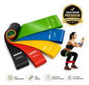 Kit 5 Faixa Elastica P/ Treino Extersor Super Band Academia