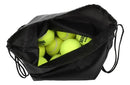 Mochila Saco Fanza Moda e Acessórios Preto Sport 35x45cm Com Bolso Zíper
