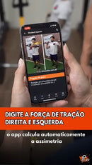 Dinamômetro Digital 50kg + App Assimetria Força + Acessórios