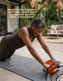 Roda Abdominal Rolo De Exercícios Lombar Abwheel Fit
