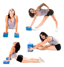 Bloco Eva Yoga Pilates Fisioterapia MBFit 23x15x8 Tijolinho Rosa
