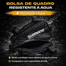 Bolsa De Bicicleta Bike Moto Shimano Para Quadro De Bicicleta Ferramentas e Pertences Cor Preto Resistente a Água Aro 20-29 -CICLOOABC