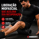 Rolo Massagem Foam Roller Liberação Miofascial Soltura Yoga Preto