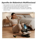 Auxiliar De Treinamento Abdominal C/ Suporte Celular E Corda