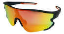 Óculos corrida bike ciclismo beach tennis pescaria Elleven colors armação verde-escuro lente laranja