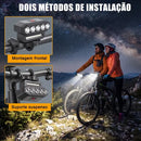 Sinalizador Luz Bicicleta Farol Led Potente Lanterna Bike