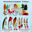 71 Pcs Isca Artificial Para Pesca Tucunaré, Traíra E Tilápia