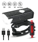 Kit Lanterna E Farol Bicicleta Luz Ultra Led A Prova D'água