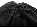 Mochila Saco Fanza Moda e Acessórios Preto Sport 35x45cm Com Bolso Zíper