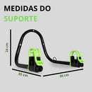Kawak Suporte Bicicleta Horizontal Parede Para 1 Bike