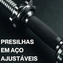 2x Barra Halter Musculação Crossfit Maciça Inox Rosqueada
