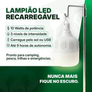 Lampada Led Solar Recarregável Camping Usb Pesca Jardim Lampiao Viagem Several