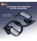 Fone De Ouvido Bluetooth Bateria Longa Duração, Fone De Ouvido Ows Azul, Com Microfone Enc Cancelamento De Agua Com Gancho Para Academia E Corrida