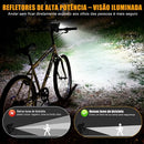 Sinalizador Luz Bicicleta Farol Led Potente Lanterna Bike