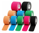 Fita Kinesio Tape Bandagem Elástica Kinesiology Taping Fisioterapia Muscular 5cm X 5m Adesiva Suporte Reabilitação Lesões Musculares Resistente Água Hipoalergênica Sem Látex Brasiliana Tech