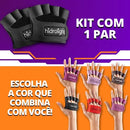 Luva de Musculação Mini Palma Hidrolight para Treino e Proteção Contra Calos – Vinho