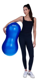 Bola De Ginástica Pilates Feijão Peanut Ball Odin Fit Azul