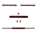 Barra Supino Halter Com Rosca E Conector Kit 2 Em 1 Yangfit