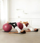 Bola De Ginástica E Pilates 65 Cm Tamanho 2 Cor Bordô