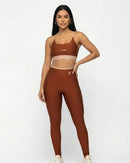 Conjunto Fitness Academia Calça E Top Zero Transparência