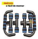 Barra De Chão Apoio Para Flexão Ergonômicas Exercício Fitness