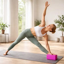 Bloco Eva Yoga Pilates Fisioterapia MBFit 23x15x8 Tijolinho Rosa