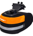 Bolsa De Selim Modelo 04 Tsw Com Engate Rápido Para Bike Cor Preto cinza