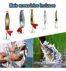 Kit 78 Peças Isca Artificial Variada Para Pesca Profissional
