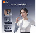 Fone De Ouvido Bluetooth Bateria Longa Duração, Fone De Ouvido Ows Azul, Com Microfone Enc Cancelamento De Agua Com Gancho Para Academia E Corrida