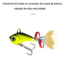 5 Iscas Artificial Metal Vib Vibration 10g 12cm Truta Robalo