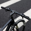 Manopla (Par) Punho Bike Ciclismo Com Anel E Trava Espuma Macia Mtb Rockbros Bt1001 Cor Preto