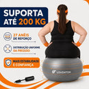Bola Pilates Suíça 75cm Yoga Abdominal Funcional Antiestouro