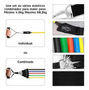 Kit Elásticos Extensores Com Acessórios