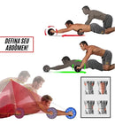Roda Abdominal Rolo Para Exercício Lombar Treino Funcional MBFIT
