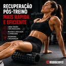 Rolo Massagem Foam Roller Liberação Miofascial Soltura Yoga Preto