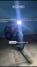 Farol de Bike 20.000 Lúmens para Bicicleta e Patinete com LED Forte USB-C de Alumínio e Bateria Duradoura