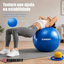 Bola Pilates Suiça Yoga Abdominal Gym Ball 55cm Bomba Grátis