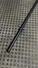 Par De Halteres Barra Oca 120cm Com Presilhas Preto