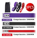 Kit Faixas Elasticas Musculaçao, Super Band Elasticos Treino