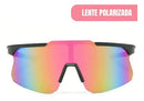 Óculos Corrida Ciclismo Beachtenis Masculino Feminino Uv400 Espelhada Rosa
